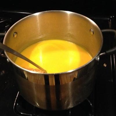 veganistische wortel-butternut squash soep