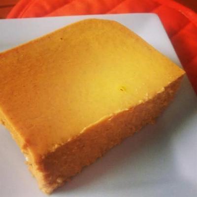 low-carb pompoen cheesecake bars