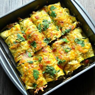 chicken courgette enchiladas