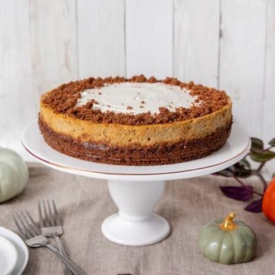 pompoen gingersnap cheesecake