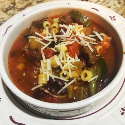 stevige minestrone soep (instant pot®)