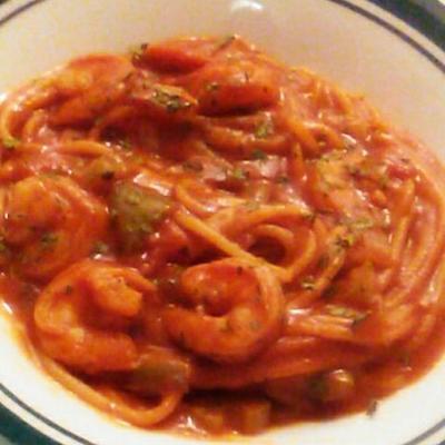 cajun garnalen pasta