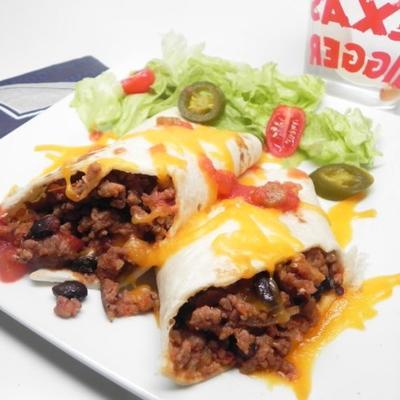 texas gemalen kalkoenburrito