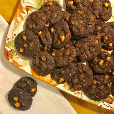 chocolade pompoen chip cookies