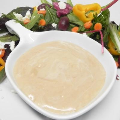 veganistische lemon-tahini dressing