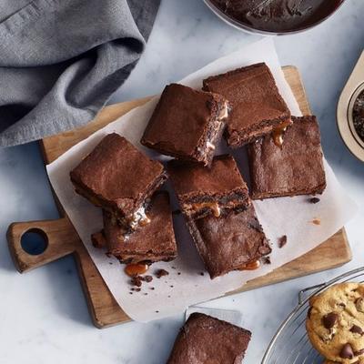 ghirardelli chocolade caramel brownies