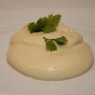 romige wortel-aardappel puree van selderij