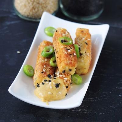 tofu frietjes met sesam
