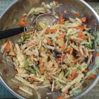 tropische appelwortel slaw