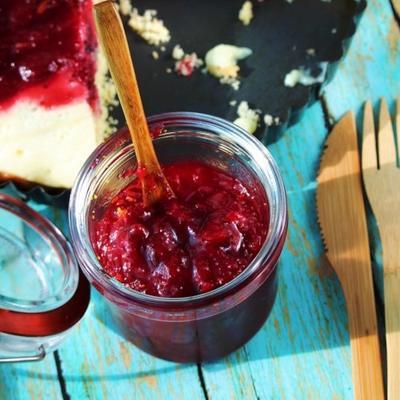 cranberrysaus met sinaasappelsap