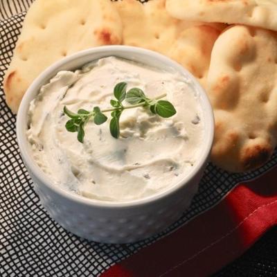 romige opgeklopte feta dip