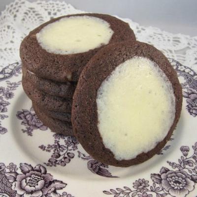 chocolate-cheesecake cookies