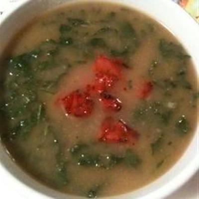 keto caldo verde met chorizo