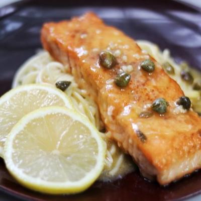 snelle zalm piccata