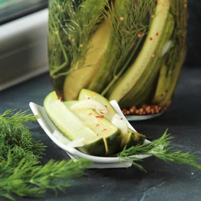 niks lieverds over deze pittige pickles in de koelkast