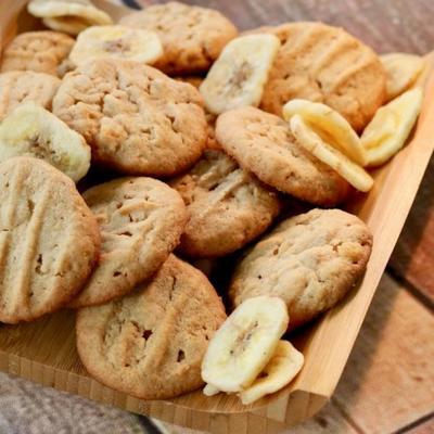 pindakaas banaan chip cookies