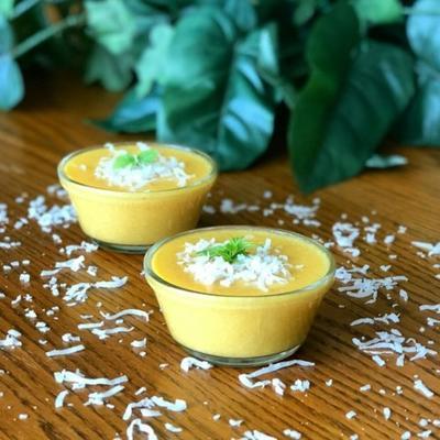 mango kokosnootpudding