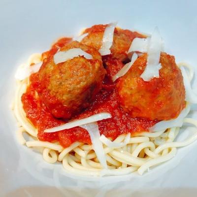 spaghetti en gehaktballen in de instant pot®