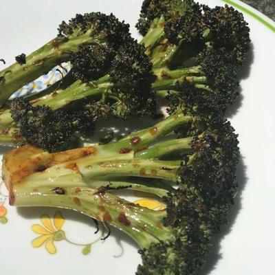 pittige gegrilde broccoli