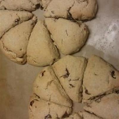 cranberry eggnog scones