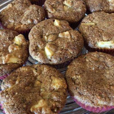 glutenvrije hennepzaad-appelmuffins