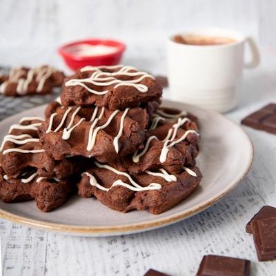 gekruide chocoladewafelkoekjes