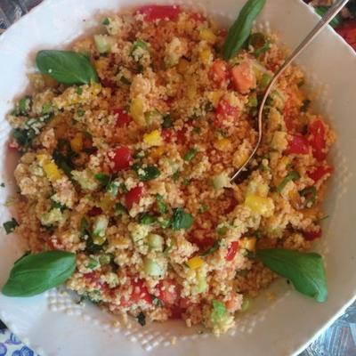 veganistische couscous salade