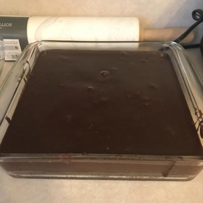 zeezout chocolade fudge glazuur
