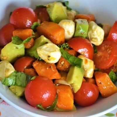 butternut squash caprese salade