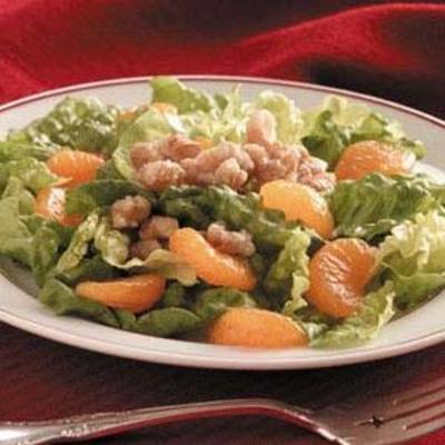 salade met sinaasappels en walnoten