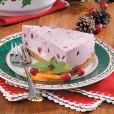 gekoelde cranberry cheesecake