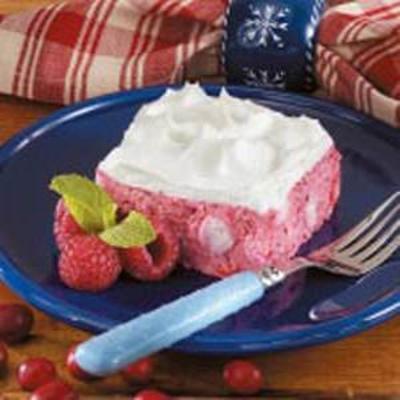 cran-raspberry gelatinesalade