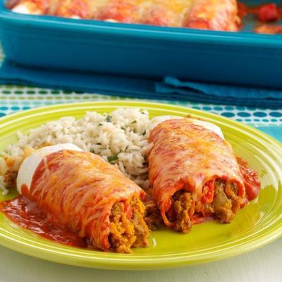 squash enchiladas