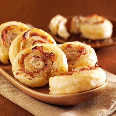 prosciutto en parmezaanse vuurrad