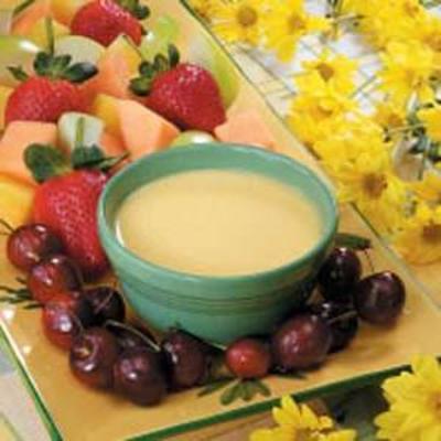 oranje fruit dip