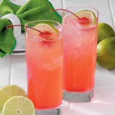 Bottoms-up kersen limeade