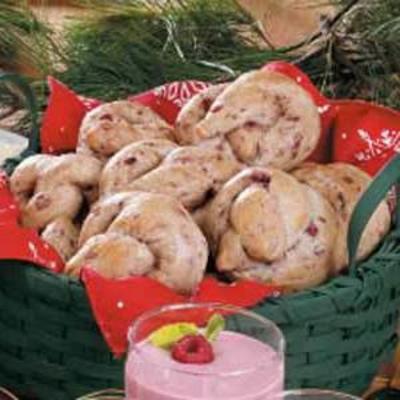 cranberry ontbijt pretzels