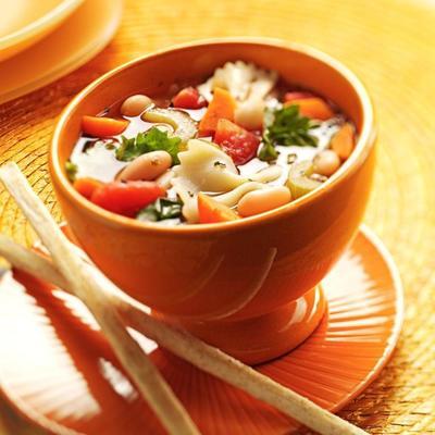 plantaardige kippensoep