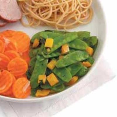 citroen-basilicum sugar snaps
