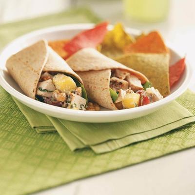 kippensalade wraps