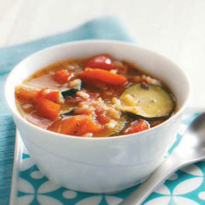 zomertuin groentesoep