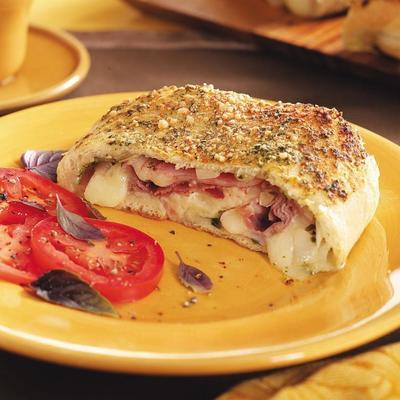 Italiaans vlees gevuld brood
