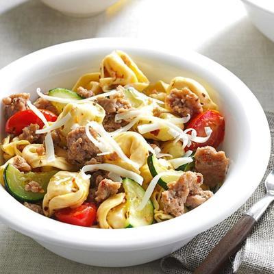 kalkoen tortellini koekepan