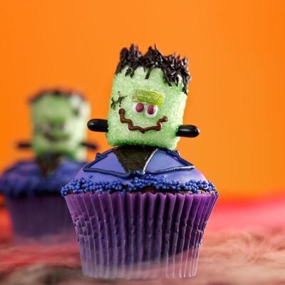 Frankenstein cupcakes