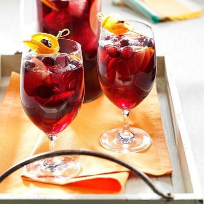 cranberry oranje sangria