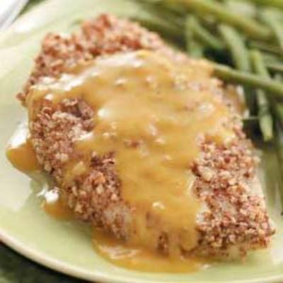Pecan Crusted Orange roughy