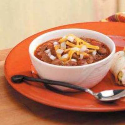 texas chili met bonen