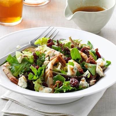 knapperige en zoete kippensalade