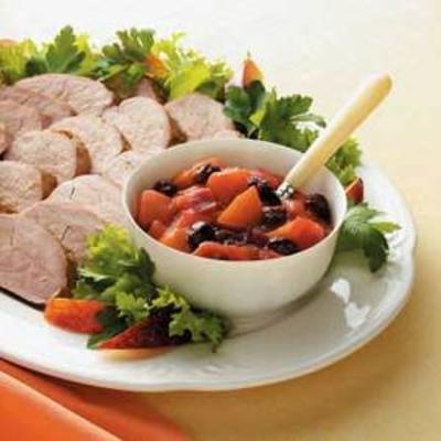 varkensvlees met pruimen chutney