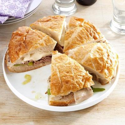 Philadelphia beef sandwich